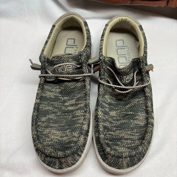 Hey Dude Wally Linen Sox Shoes - Size 11 - Great Condition! - Picture 3 of 7